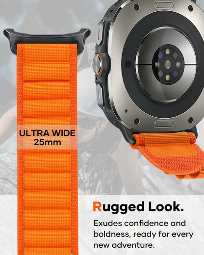 Nathlafu Galaxy Watch Ultra Bands 47mm Rugged Alpine Loop Sport Strap