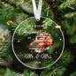 Mr & Mrs Gifts First Married Christmas Ornament 2024 Wedding Gift