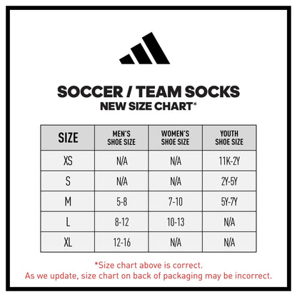 adidas PureHustle OTC Softball Socks 1-Pair Over the Calf Size S