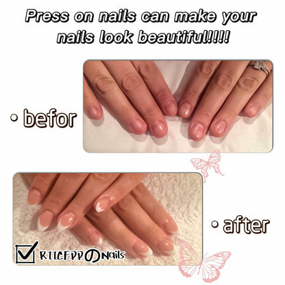 RIICFDD Cat Eyes Press On Nails 30 Pcs Short Square Acrylic Glitter False Nails