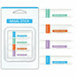 BestBy09/29 CHOVEMOAR Nasal Stick Inhaler Set of 4 Natural Mint Energy Boost