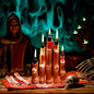 Witch Finger Candles 5 Pack Devil Designs Black Nails Indoor Gothic Decor