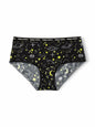 Happy Nation Girls Cotton Logo Brief Underwear Black Size L