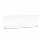 Royal Imports Acrylic Oval Flower Vase 4x12 Clear Non-Breakable Plastic