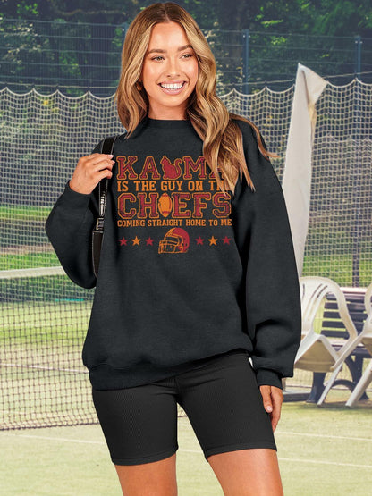 BANGELY Women's Football Sweatshirt Long Sleeve Pullover Funny Graphic Top