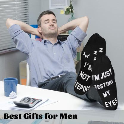 ZXGXLAW Funny Socks Multicolor Novelty Gift for Men Women One Size