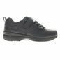 Propét LifeWalker Flex Leather Orthotic Comfort Walking Shoes Black US 6.5 Wide