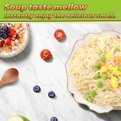 BestBy02/25 BaiXiang Vegetable Flavor Ramen Noodles Vegetarian Pack of 5