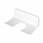 COMNICO Hair Dryer Holder Wall Mount White Self Adhesive Organizer with Cord