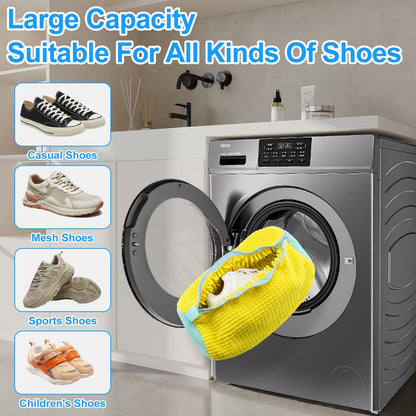 Generic Laundry Bag Yellow 1PCS Zipper Mesh Bag for Washing Machine