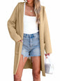 ANRABESS Oversized Knit Hoodie Cardigan Sweater Coatigan Women Size S