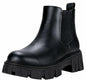Jeossy Women's Nude Chelsea Combat Boots DJY9620, Platform, Size 9
