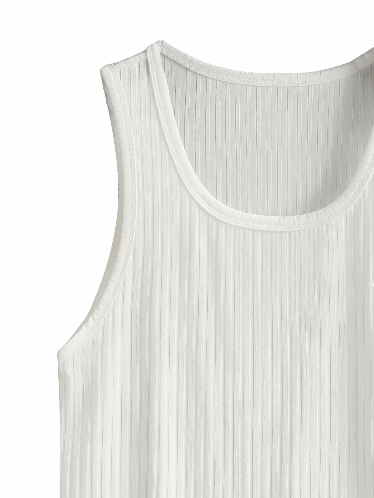 COZYEASE Men's Rib Knit Sleeveless Tank Top Green Small Casual Bodycon