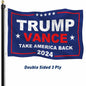 KENPMA Trump Vance 2024 Flag 3x5 Double Sided Outdoor Banner 3 Ply
