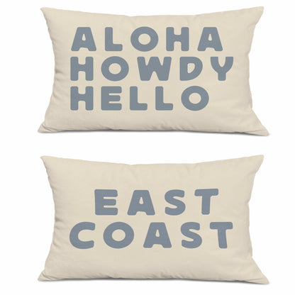 okaxscm Coastal Cowgirl Western Pillow Covers 20x12 Set of 2 Lumbar Throw