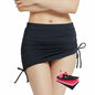insgym AS1 Alpha Black Bikini Bottoms Ruched Drawstring Size XL