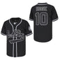 ACAIL Biggie Bad Boy Movie Baseball Jersey Stitched Black Size M
