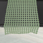 Elegant Comfort Table Runner Green Crochet Luxury Embroidery 16x20 Inch