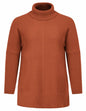 Hanna Nikole Plus Size Cowl Neck Sweater Long Sleeve Orange Size 16
