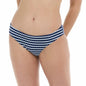 Skye Melanie Low Rise Bikini Bottom Breaking Waves Stripe Size XL