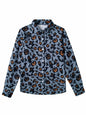 Boys Halloween Ghost Pumpkin Long Sleeve Button-Up Shirt Size 7-8