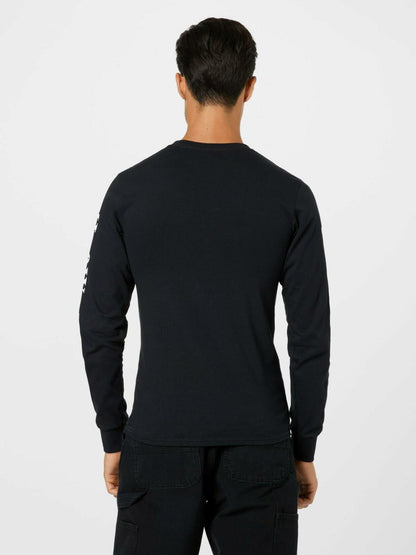 HUF Mens Domestic LS Tee T-Shirt Black Size Small US