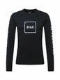 HUF Mens Domestic LS Tee T-Shirt Black Size Small US