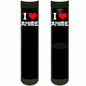 I Love Anime - Buckle Down Unisex Socks Crew Multicolor