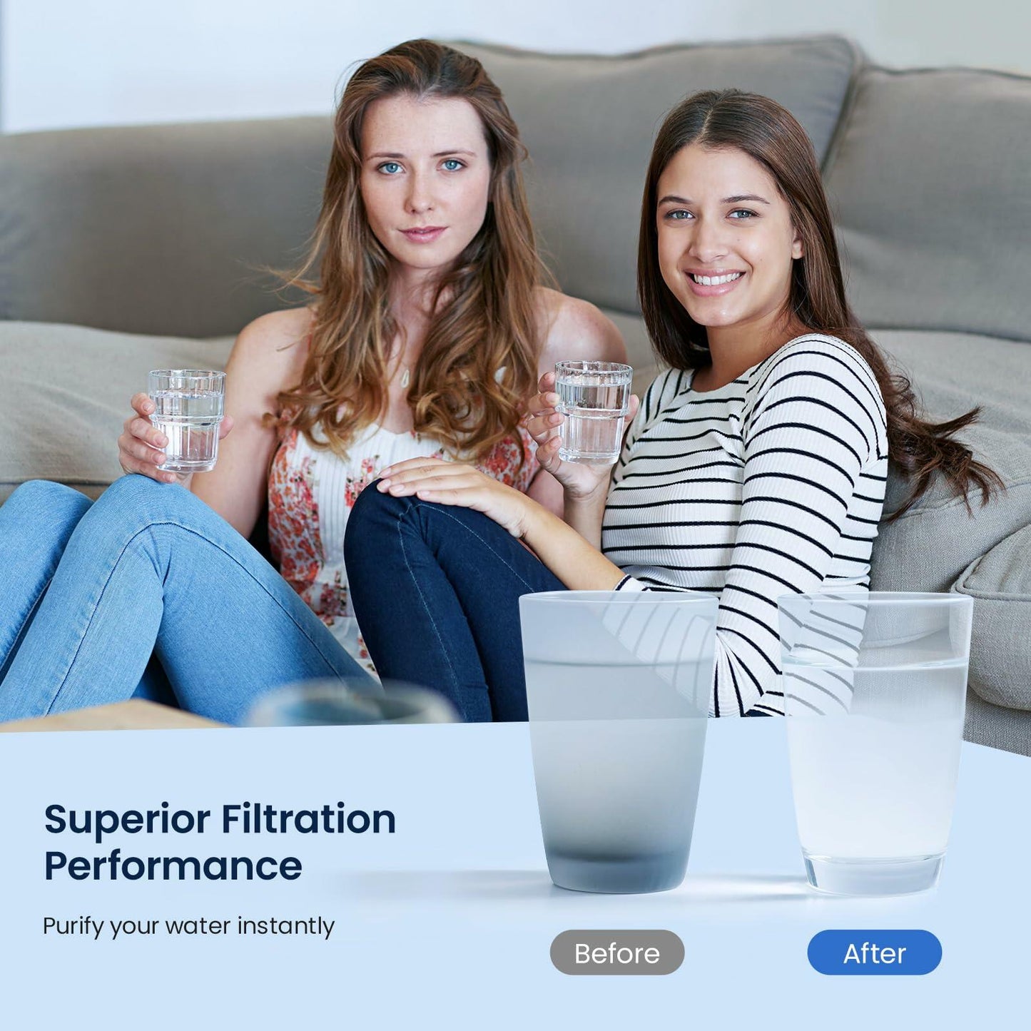 GLACIER FRESH MWF Refrigerator Water Filter SmartWater 1 Pack