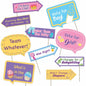 Baby Gender Reveal Photo Booth Props Neutral Boy or Girl Party 10pcs