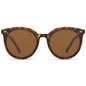 livho Polarized Retro Round Sunglasses Women Dark Tortoise/Brown Size Medium