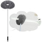 Hoolerry Ceiling Fan Cleaner Duster Microfiber Extendable Pole 13-49.7in Gray