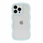 Weycolor iPhone 13 Pro Max TPU Shockproof Case Blue Kawaii Curly Wave