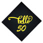 ZJTMJN 40pcs Silver Cheers to 50 Years 50th Birthday Cocktail Napkins