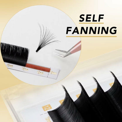 SWANIYA Lash Extensions 0.05 Thickness D Curl 8-15mm Mix Volume Black