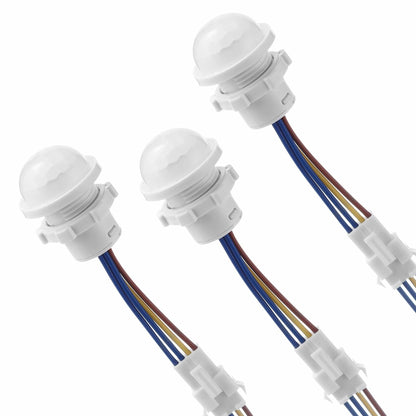 3 Pack Motion Sensor Switch PIR Smart Detection 85-265V 40W Ceiling Wall Mount