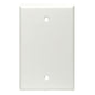 Leviton 1-Gang Rectangle Wall Plate Plastic Cover White