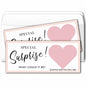 2 Set Surprise Scratch Cards 3x8" Travel Gift Pink B08 Birthday Wedding