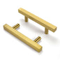 goldenwarm Brushed Brass Cabinet Pulls Gold 3in Drawer Handles 6 Pack
