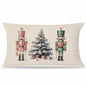 LUKIPOM Christmas Tree Lumbar Pillow Cover 20x12 Green 1 Count