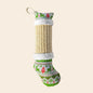 FuneeTop Interactive Cat Kicker Toy Stocking Shape 12'' Natural Sisal Red