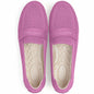 Lrtyu Womens Knit Driving Loafers Comfortable Slip On Casual Pink Size 7