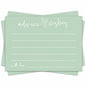 Qoamp Wedding Advice Cards 4x6 Inches 30pcs White Minimalist Bridal Shower