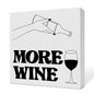 Bar Desk Decor Wooden Box Sign Wine Lover Gifts Home Kitchen Dining Room