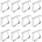 YASUOA Stainless Steel Dining Tablecloth Clips Heavy Duty 12 Pieces