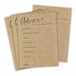 Praft Paper Baby Shower Game Cards 30 Pcs Double-Sided Fill In A06