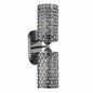 Dolaimy 1 Light Crystal Shade Wall Sconce Black 4.75" 2 Pack