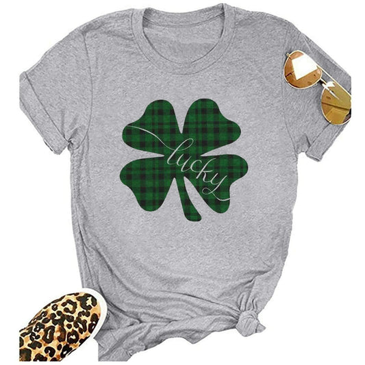 St. Patricks Day Shirt Damen Alle im Pub werden beschwipst Glücksklee T-Shirt S