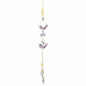 Venusorn Natural Crystal Flower Chains Purple - Window Décor Sun Catchers