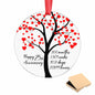 15th Anniversary Acrylic Ornament Couples 15 Year Wedding Gift